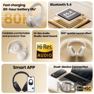 Бездротові навушники XIAOMI Haylou Over-ear headphones White (S30 Pro)