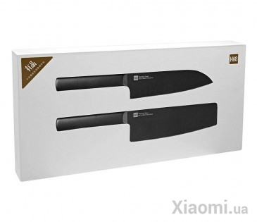 Набор ножей Xiaomi HuoHou Heat Knife Set Black 2 pcs (HU0015)