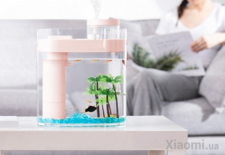 Аквариум Xiaomi HFJH Amphibian ECO-Aquarium Aquaponics Youth Edition (Pink) HF-JHYGZH002