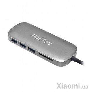 Мультиадаптер Xiaomi HooToo Shuttle Type-C Hub Space Grey (HT-UC001-SG)