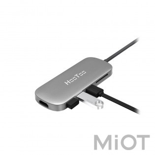 Мультиадаптер Xiaomi HooToo Shuttle Type-C Hub Space Grey (HT-UC001-SG)