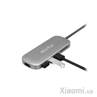 Мультиадаптер Xiaomi HooToo Shuttle Type-C Hub Space Grey (HT-UC001-SG)