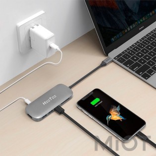 Мультиадаптер Xiaomi HooToo Shuttle Type-C Hub Space Grey (HT-UC001-SG)