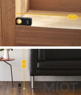 Розумний лазерний далекомір Xiaomi HOTO Smart Laser Measure Black (QWCJY001)