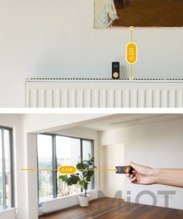 Розумний лазерний далекомір Xiaomi HOTO Smart Laser Measure Black (QWCJY001)