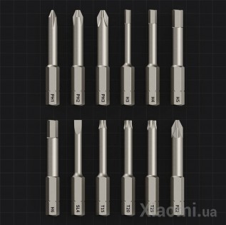Электрическая отвертка с прямой ручкой Xiaomi HOTO Monkey Blue Set (QWLSD001)