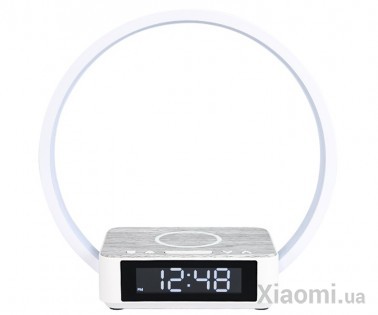 Прикроватная лампа с функциями часов и беспроводной зарядки Xiaomi Huaqu HQY-03
