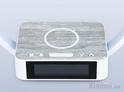 Прикроватная лампа с функциями часов и беспроводной зарядки Xiaomi Huaqu HQY-03
