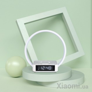 Прикроватная лампа с функциями часов и беспроводной зарядки Xiaomi Huaqu HQY-03