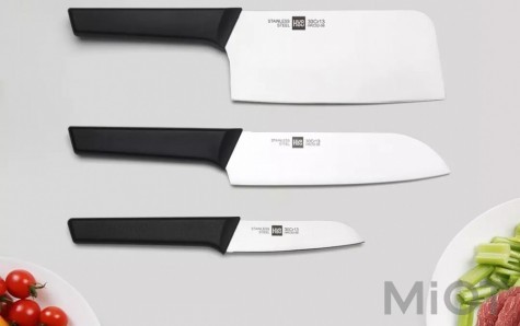 Набір ножів Xiaomi HuoHou Heat Knife Set Black 4 pcs (HU0058)