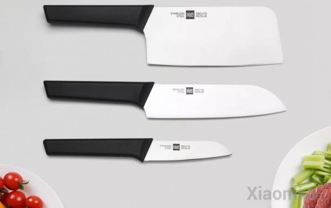 Набор ножей Xiaomi HuoHou Heat Knife Set Black 4 pcs (HU0058)