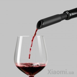 Декантер для вина Xiaomi Huo Hou Vacuum Stopper Black HU0074