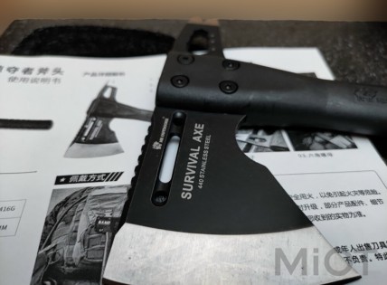 Багатофункціональна тактична сокира Xiaomi HX OUTDOORS Survival Axe 440 Stainless Steel Black FT-05