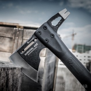 Многофункциональный тактический топор Xiaomi HX OUTDOORS Survival Axe 440 Stainless Steel Black FT-05