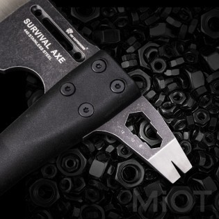 Багатофункціональна тактична сокира Xiaomi HX OUTDOORS Survival Axe 440 Stainless Steel Black FT-05