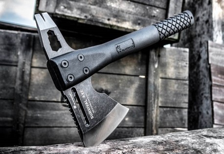 Многофункциональный тактический топор Xiaomi HX OUTDOORS Survival Axe 440 Stainless Steel Black FT-05