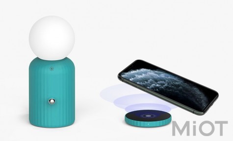 Настільна лампа з бездротовою зарядкою Xiaomi IDMIX D6 Green