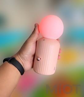 Настільна лампа з бездротовою зарядкою Xiaomi IDMIX D6 Pink