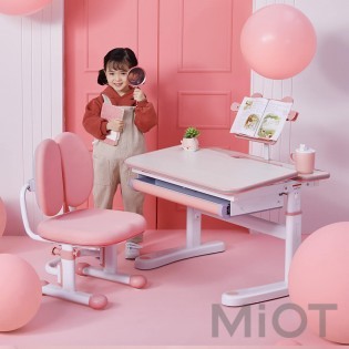 Дитячий навчальний стіл і стілець Xiaomi IGROW Pink (D001MR + C001SZ)