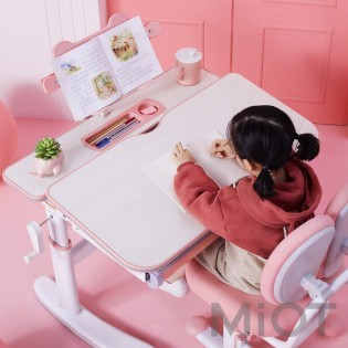 Дитячий навчальний стіл і стілець Xiaomi IGROW Pink (D001MR + C001SZ)