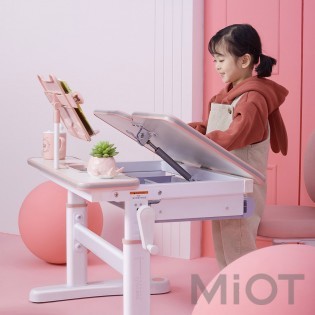 Дитячий навчальний стіл і стілець Xiaomi IGROW Pink (D001MR + C001SZ)
