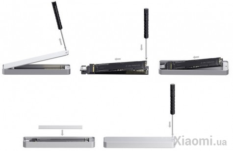 Высокоскоростной твердотельный накопитель Xiaomi IQUNIX Amber (JMS583)
