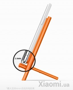 Беспроводное зарядное устройство Xiaomi IQUNIX  Zoe Vertical Wireless Charger 10W Orange