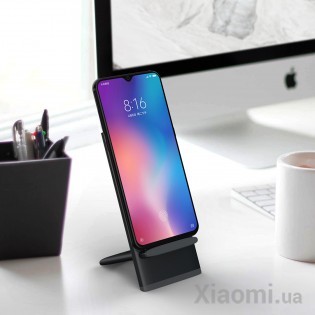 Вертикальное беспроводное зарядное устройство Xiaomi iQunix Zoe Vertical Wireless Charger Black 10W