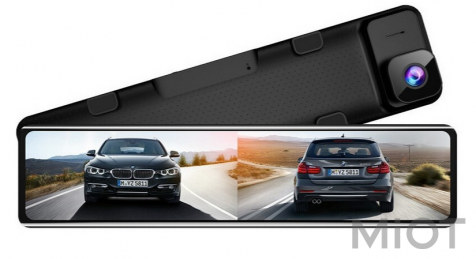 Автомобільний відеореєстратор з дзеркалом заднього виду Xiaomi JADO (G850C) Black