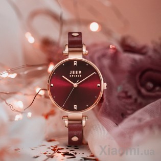 Кварцевые женские часы Xiaomi JEEP SPIRIT 32mm Pink