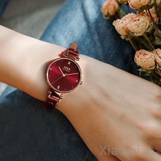 Кварцевые женские часы Xiaomi JEEP SPIRIT 32mm Pink