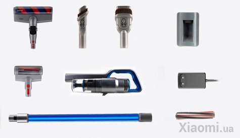 Ручной беспроводной пылесос Xiaomi JIMMY Multi-function Vacuum Cleaner Blue (JV63)