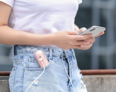 Многофункциональный мини-вентилятор Xiaomi Jisulife F8X Pink