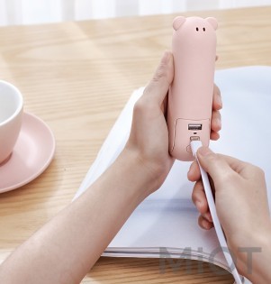 Багатофункціональний міні-вентилятор Xiaomi Jisulife F8X Pink