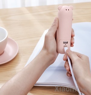 Многофункциональный мини-вентилятор Xiaomi Jisulife F8X Pink
