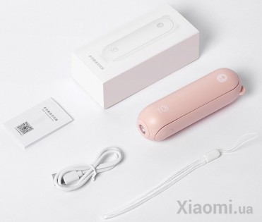 Многофункциональный мини-вентилятор Xiaomi Jisulife F8X Pink