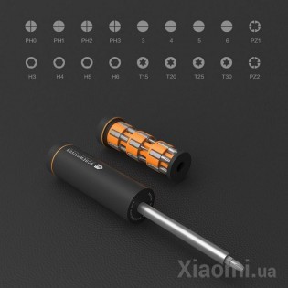 Отвертка с набором бит Xiaomi Jiuxun 18 в 1