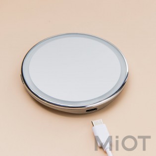Портативне дзеркало з LED підсвічуванням Xiaomi Jordan Judy Handheld Light Mirror Pink