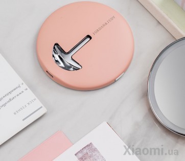 Портативное зеркало с LED подсветкой Xiaomi Jordan Judy Handheld Light Mirror Pink
