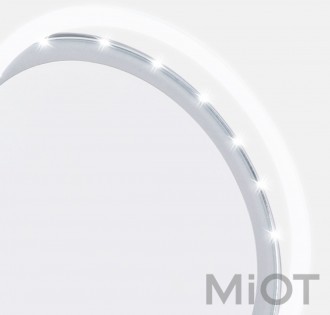 Портативне дзеркало з LED підсвічуванням Xiaomi Jordan Judy Handheld Light Mirror Silver