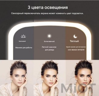 Зеркало для макияжа Xiaomi Jordan Judy LED Makeup Mirror Pink (NV505 Pink)