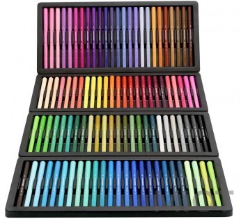 Набір кольорових маркерів KACO ARTIST Double Tips Pen 100 Colors