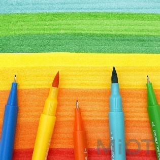 Набір кольорових маркерів KACO ARTIST Double Tips Pen 100 Colors
