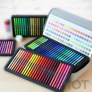 Набір кольорових маркерів KACO ARTIST Double Tips Pen 100 Colors