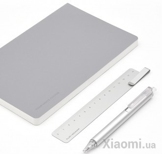 Блокнот Xiaomi KACO Noble PU Notebook 2 Pack Grey K1311