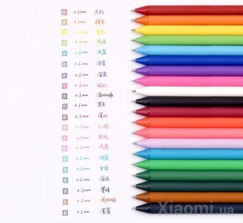 Набор гелевых ручек Xiaomi KACO PURE Gel Pens K1015 20 цветов