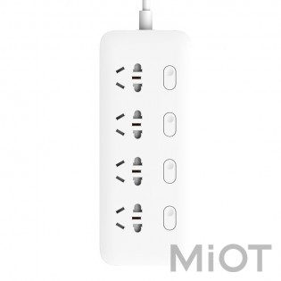 Подовжувач KingMi Power Strip (4 розетки) 1.8m White QC0404