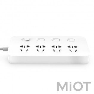 Подовжувач KingMi Power Strip (4 розетки) 1.8m White QC0404