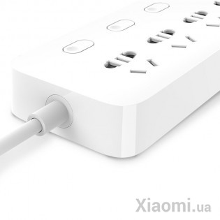 Удлинитель Xiaomi KingMi Power Strip (4 розетки) 1.8m White QC0404