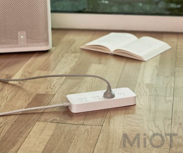 Подовжувач KingMi Power Strip (4 розетки) 1.8m White QC0404